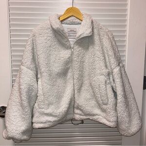 Cozy White Sherpa Jacket